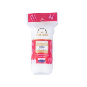 Almohadillas Faciales  Redondas  Cottoni  50.0 - Pza