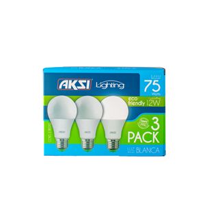 Foco Led  Luz Blanca 12w  Aksi  3.0 - Pack
