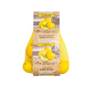 Limon  Amarillo Organico En Malla  S/marca  1.0 - lb