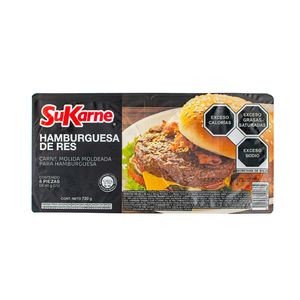 Carne Para  Hamburguesa  Sukarne  720.0 - gr