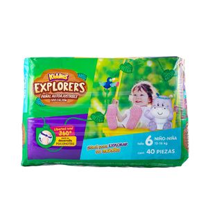 Pañales   Explorers T6  Kiddies  40.0 - Pza