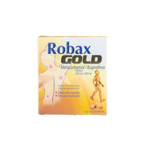 Metocarbamol Ibuprofeno  500 /200 Mg  Robax Gold  24.0 - Tab