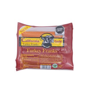 Salchicha De Pavo  Turkey Franks  California Gold  454.0 - G