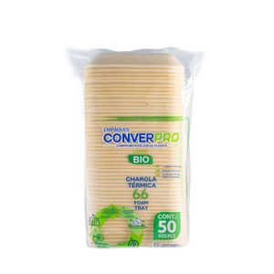 Charola Termica  066 Lisa Color Bio  Converpro   50.0 - Pza