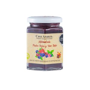 Mermelada  Frutos Rojos Con Vino  Casa Aranza  200.0 - gr