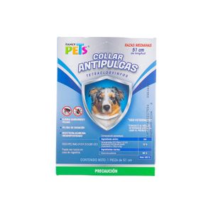Collar Antipulgas  P/razas Medianas 51cm  Fancy Pets  1.0 -