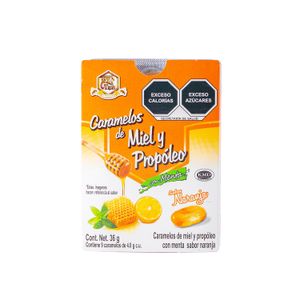 Caramelo PropoleO-Miel  Naranja  Tia Trini  36.0 - gr