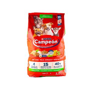 Comida P/perro  Raza Pequeña  Campeon  2.0 - kg