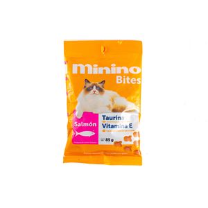Botana P/gato  Bites Sabor Salmon  Minino  85.0 - gr