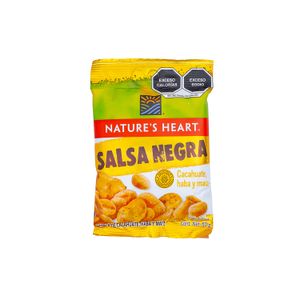 Maiz Inflado  Botana Salsa Negra  Nature´s Heart  50.0 - gr