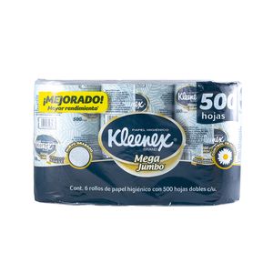 Papel Higienico  Mega Jumbo 500h  Kleenex  6.0 - Pza