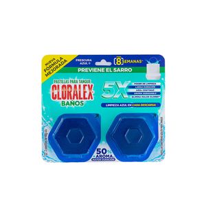 Pastillas  Hex Azul 80gr   Cloralex  2.0 - Pza
