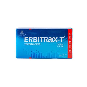 Terbinafina  250 Mg  Erbitrax  28.0 - Tab
