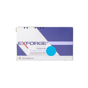 Amlodipino  5/160 Mg  Exforge  28.0 - Comp