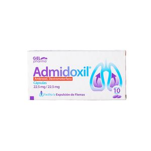 Ambroxol/dextrometorfano  22.5 Mg/22.5 Mg  Admidoxil  10.0 -