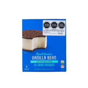 Sandwich  Vainilla Bean  Alden's Organic  4.0 - Pza