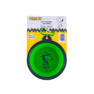 Plato  De Silicon Plegable  Peanuts  1.0 - Pza
