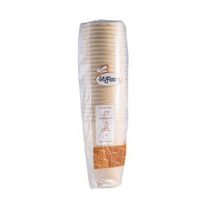 Vaso Biodegradable  De Fibra De Bambu 16oz  Sr Foods  25.0 -