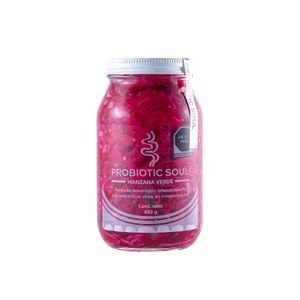 Sauerkraut  Morado Manzana Verde  Probiotic Soul  450.0 - gr