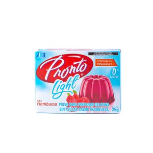 Gelatina  Light Frambruesa  Pronto  25.0 - gr