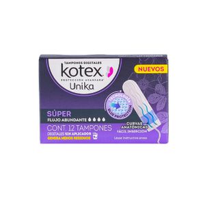 Tampones Digitales  Super  Kotex  12.0 - Pza