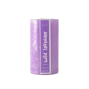 Vela  Cirio Liso  Lila Lavanda  Diseño & Hogar  1.0 - Pza
