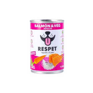 Lata P/perro  Salmon & Veg  Respet  410.0 - gr