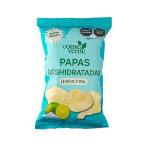 Papas Deshidratadas  Sabor Limón Y Sal  Come Verde  85.0 - G