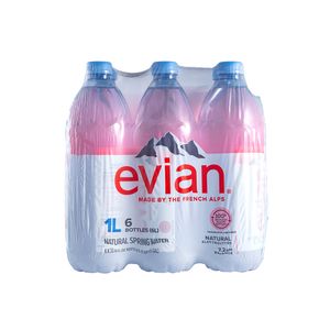 Agua   Natural De Manantial  Evian   6.0 - Pack