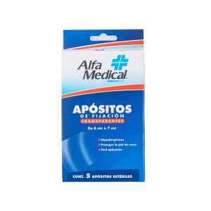Apositos   Transparente 6x7  Alfa Medical    5.0 - Pza