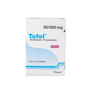 Paracetamol  500mg  Tofel  10.0 - Tab