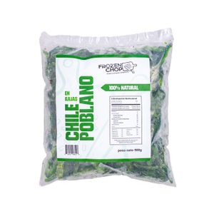 Chile  Poblano Rajas  Frozen Chop  500.0 - gr