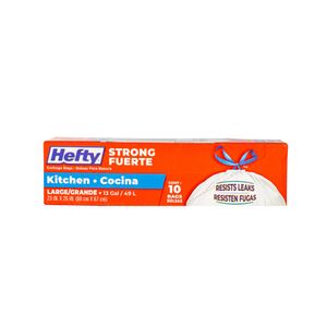 Bolsa Para Basura  Fuerte Cocina Grande  Hefty Strong  10.0