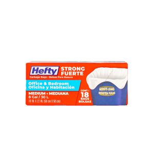 Bolsa Para Basura  Oficina Y Habitacion Mediana  Hefty Stron