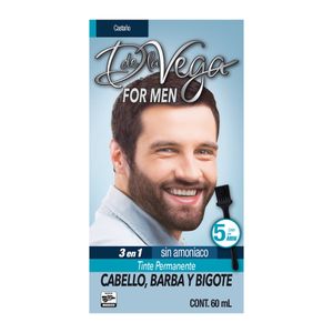 Tinte Bar Y Big  CastaÑO For Men  D De La Vega   1.0 - Pza