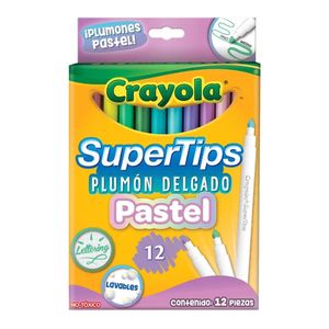 Plumones  Super Tips Pastel  Crayola  12.0 - Pza