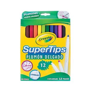 Plumones Delgados  Lavable  Crayola  12.0 - Pza