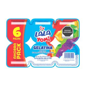 Gelatina  Varios Sabores  Lala Yomi  6.0 - Pack