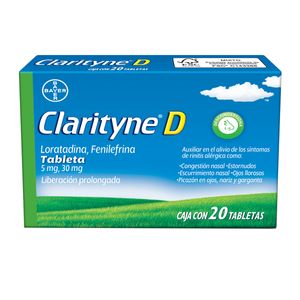 Loratadina  Fenilefrina  Clarityne  20.0 - Tab