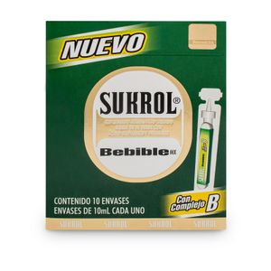 Ácido Glutámico Sukrol Bebible 10 shots