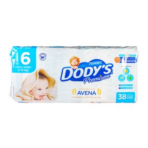 Pañales  Talla 6  Dodys  38.0 - Pza