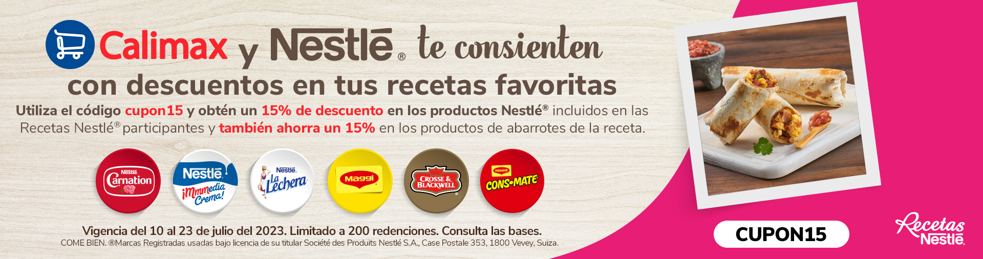 Calimax y Nestlé te Consienten