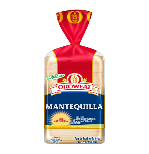 Pan Oroweat con Mantequilla 680 g