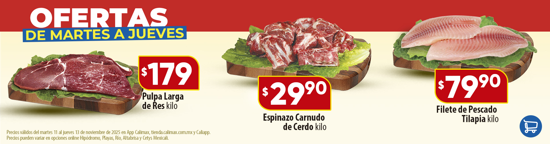 Ofertas Carnes Martes a Jueves