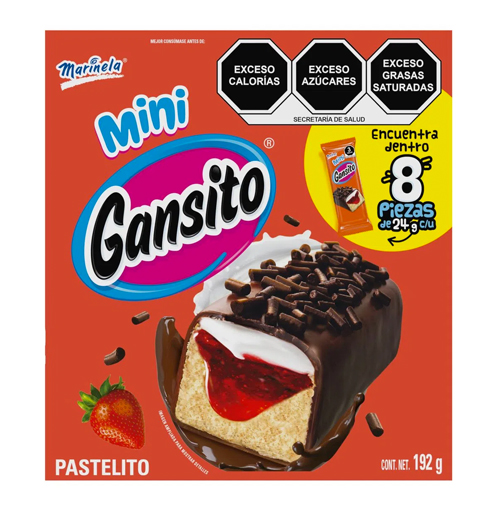 Pastelito Marinela Gansito Mini 192 g